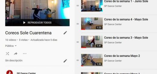 coreo sole youtube