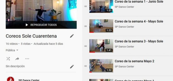 coreo sole youtube